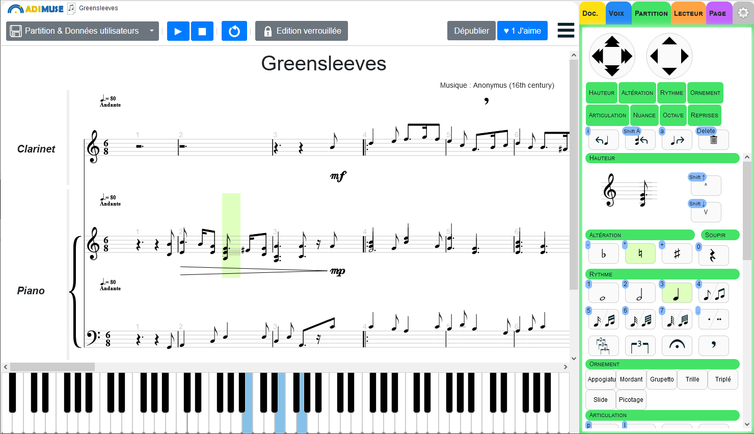 Adimuse Editeur de partition en ligne pour tous