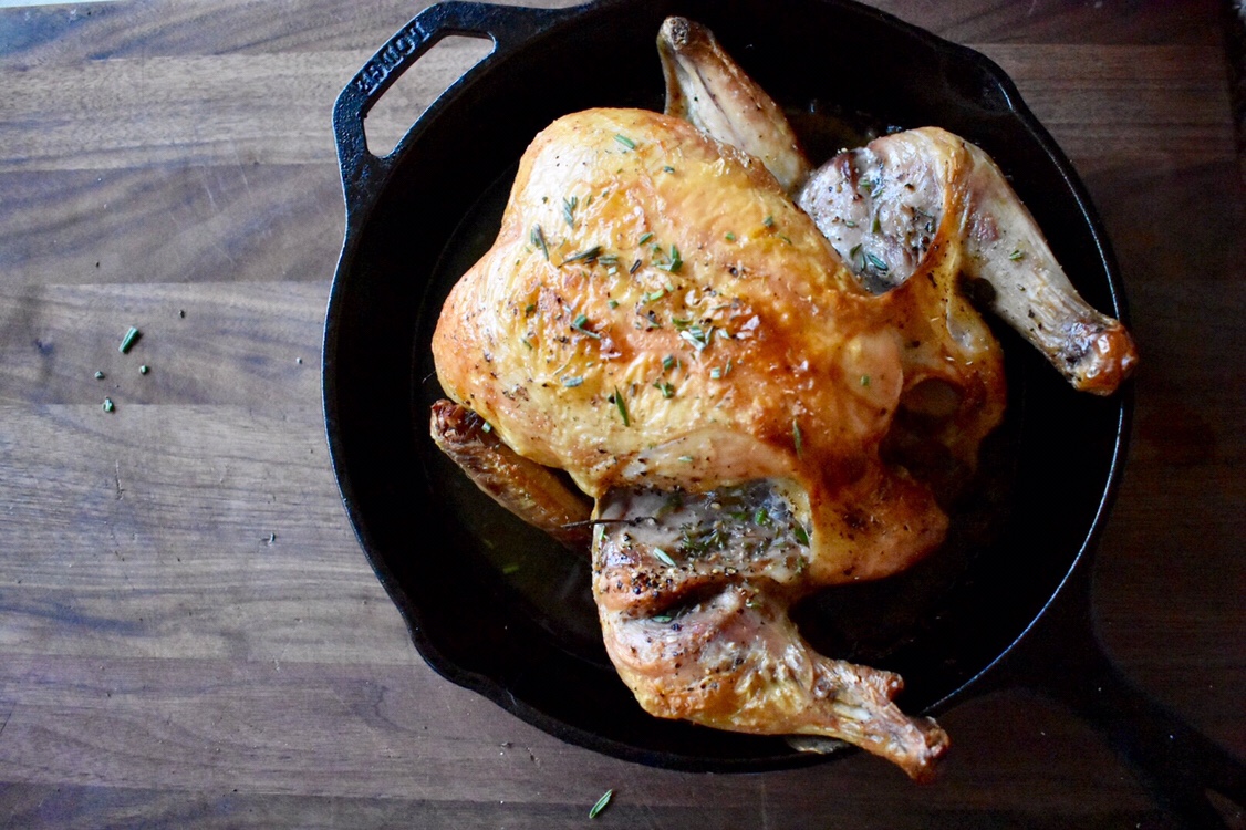 Simple Cast Iron Roast Chicken Adina Cucina