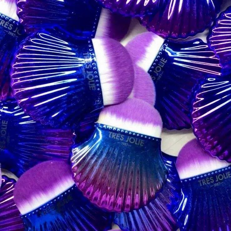 מברשת צדפה tres jolie (צבע סגול)