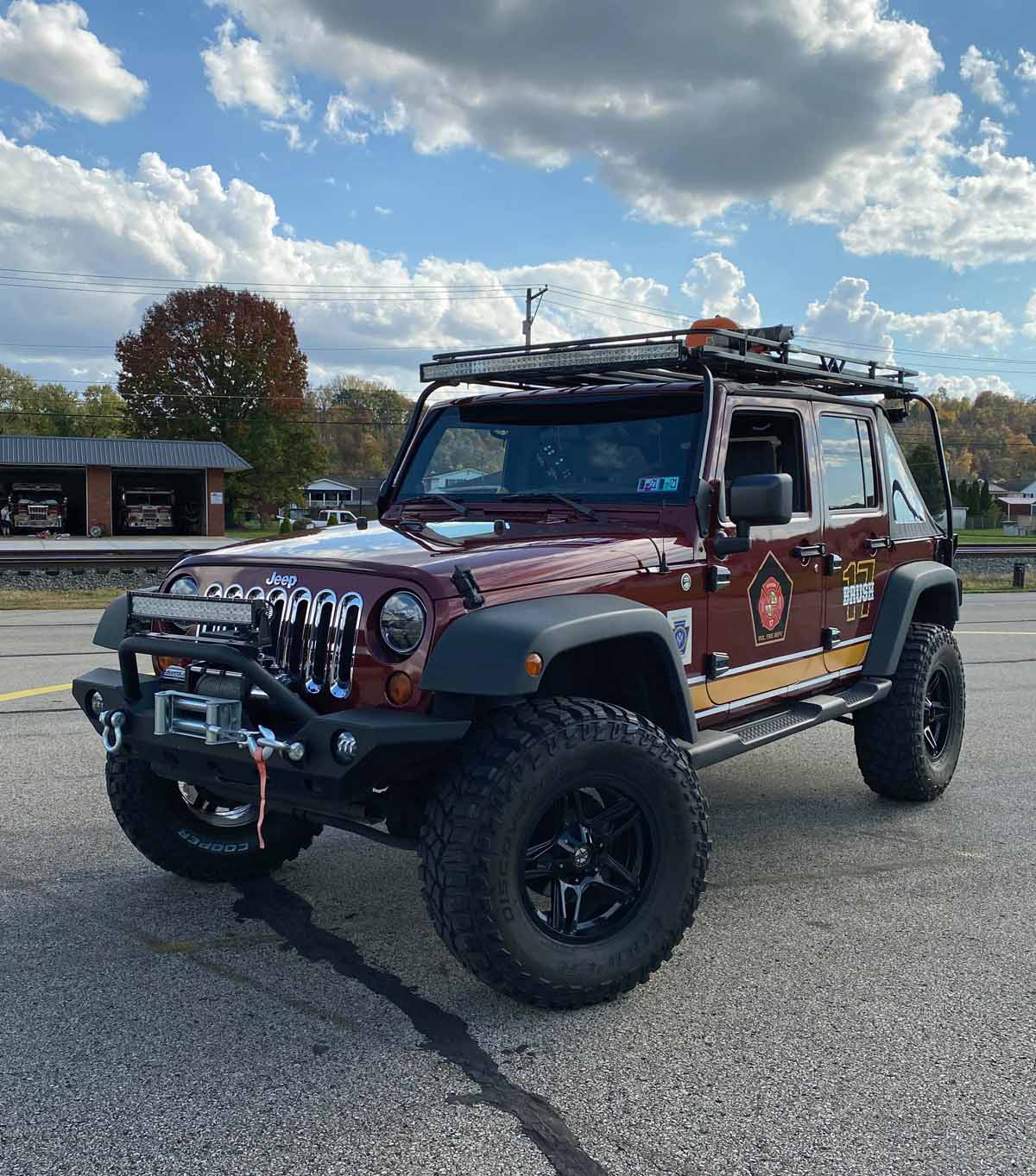 NEW on Jan 22nd ! 2008 Jeep 4 x 4 brush truck Adirondack Fire