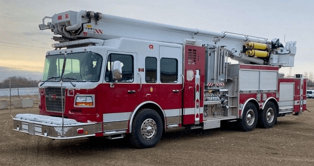 Rosenbauer T Rex 2008 105 ft Articulating Aerial Platform quint