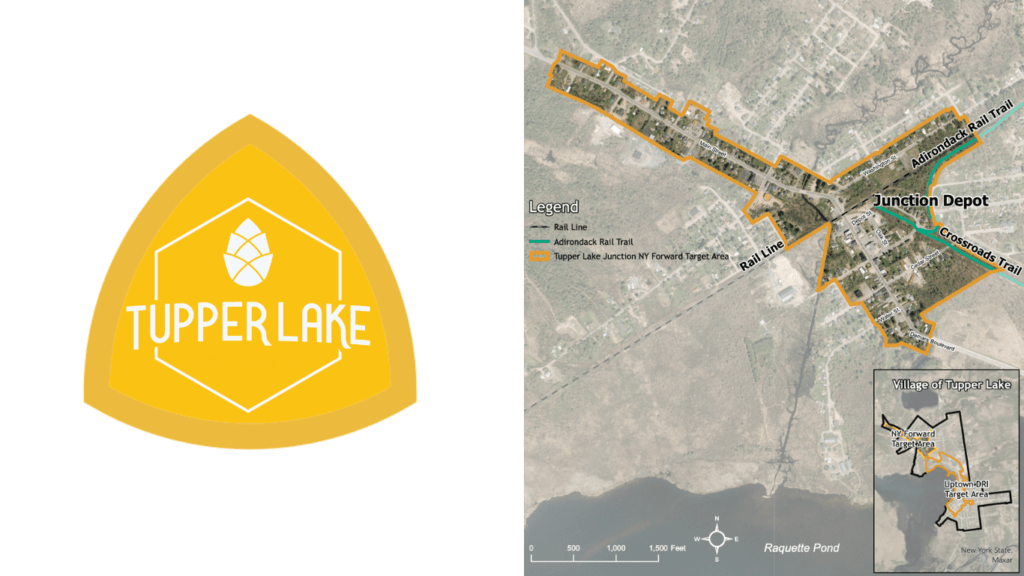 Downtown Tupper Lake Adirondack Frontier Franklin County