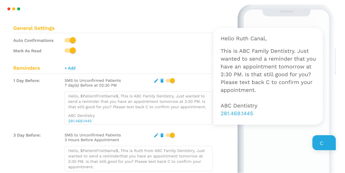 Dental Appointment Reminder Software Adit