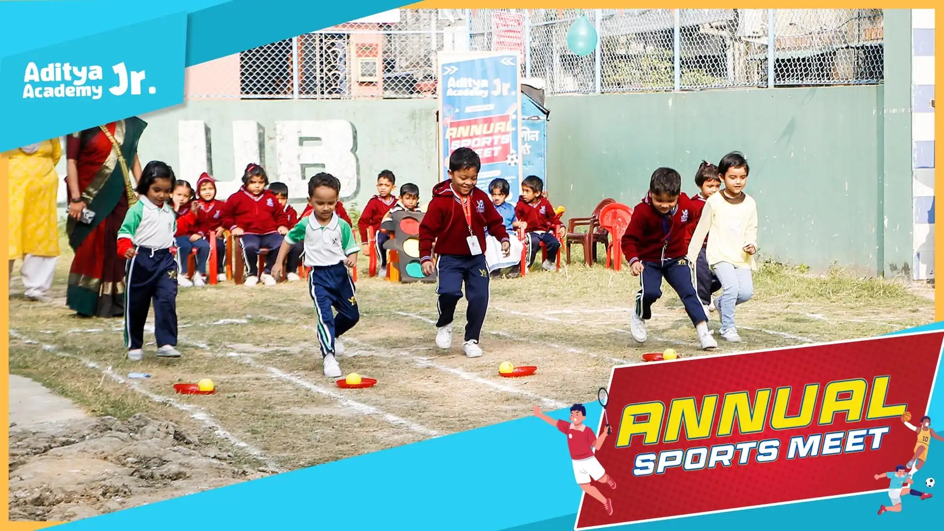 Annual Sports Day at Aditya Academy Junior – R.B.C Road