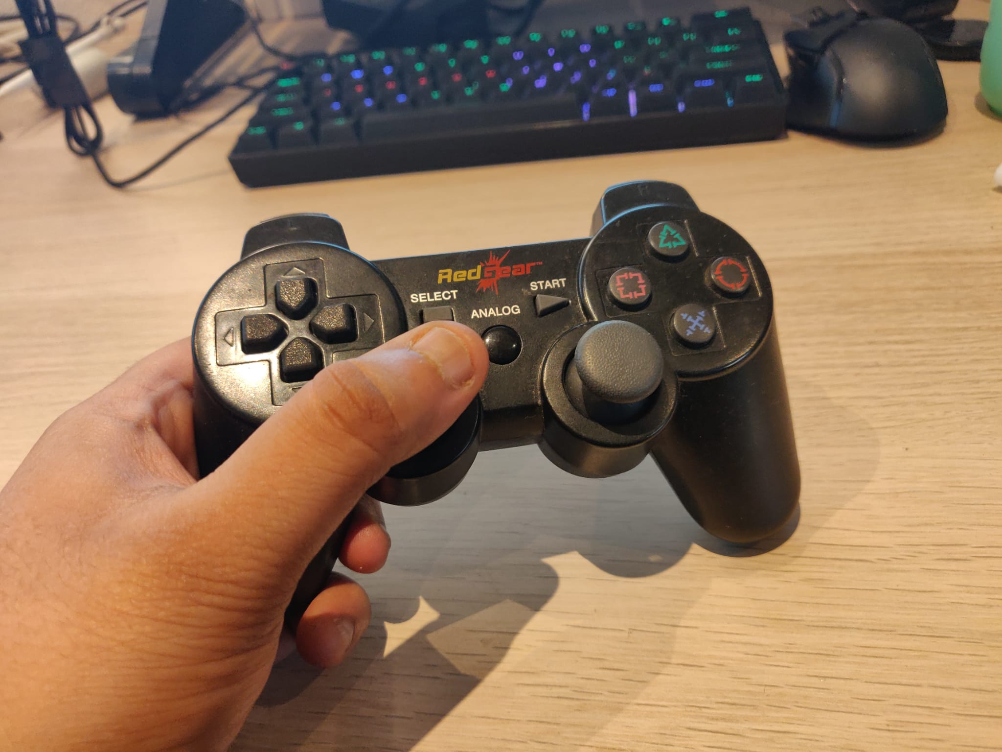 Configuring a Sixaxis controller