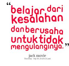 Belajar Dari Kesalahan | KEHIDUPAN