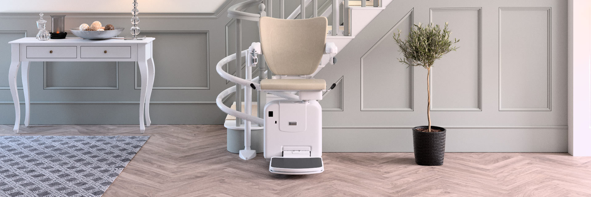 Kraus San Diego STAIR LIFT Handicare Curved FreeCurve 2000 StairLifts