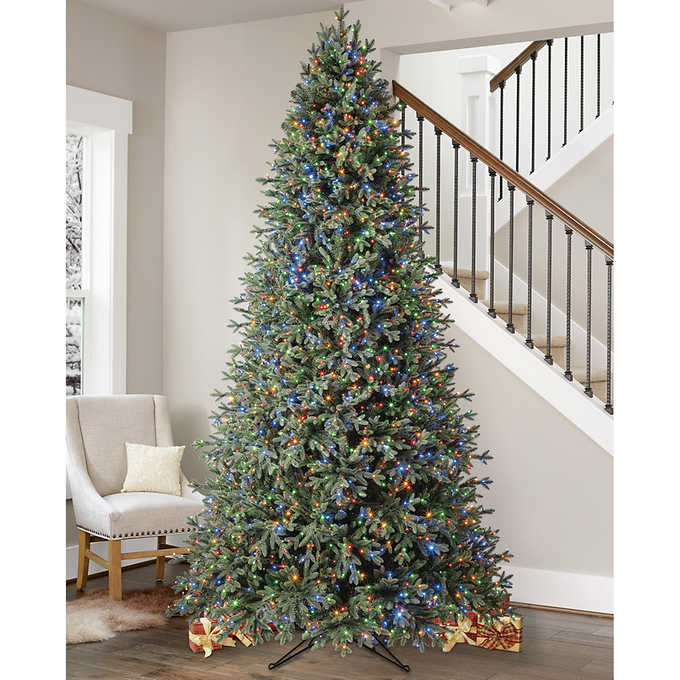 9′ PreLit Radiant Micro LED Artificial Christmas Tree Adjustable Trees