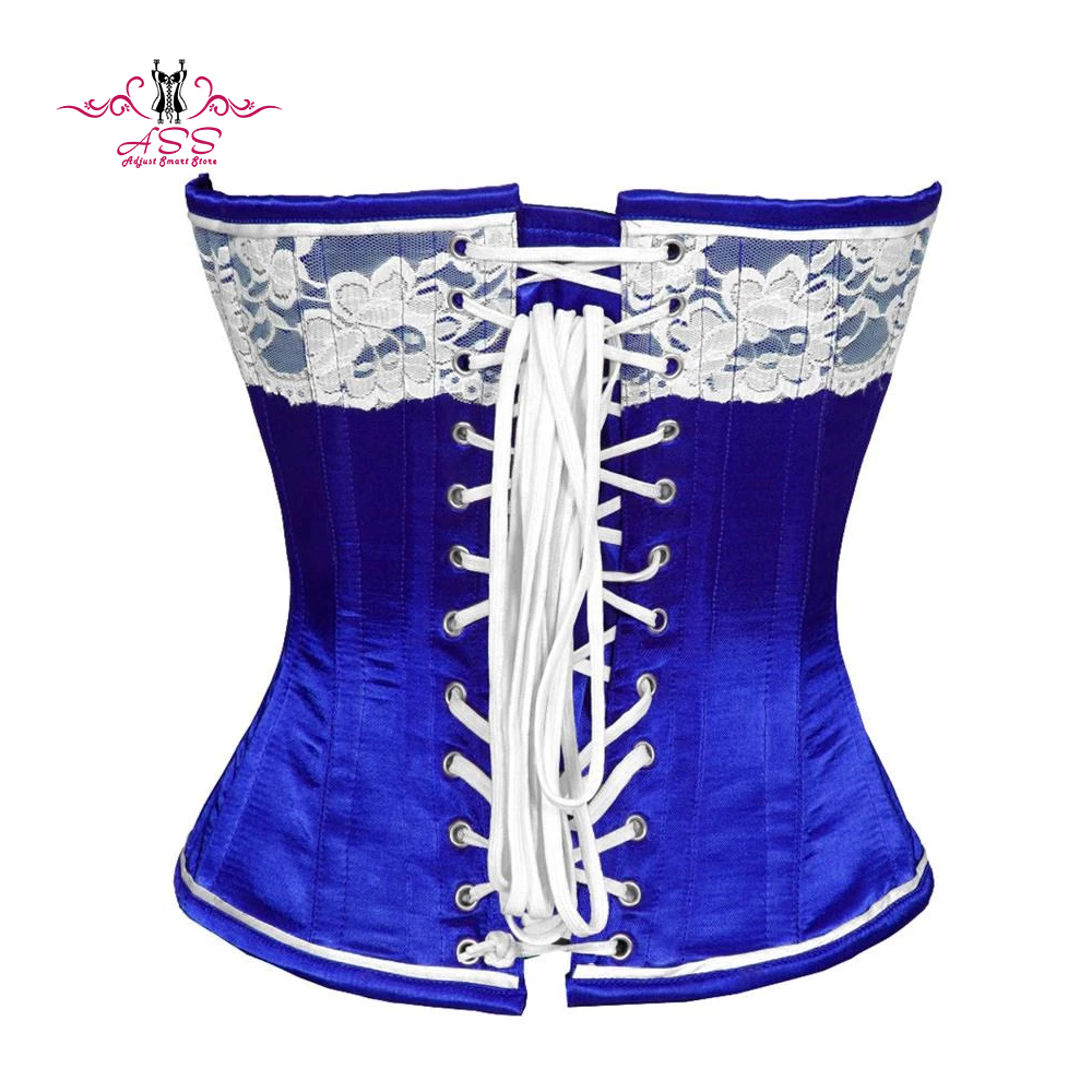 Sexy Strapless Princess Gothic Vintage Bustier Corset with Lace Corset