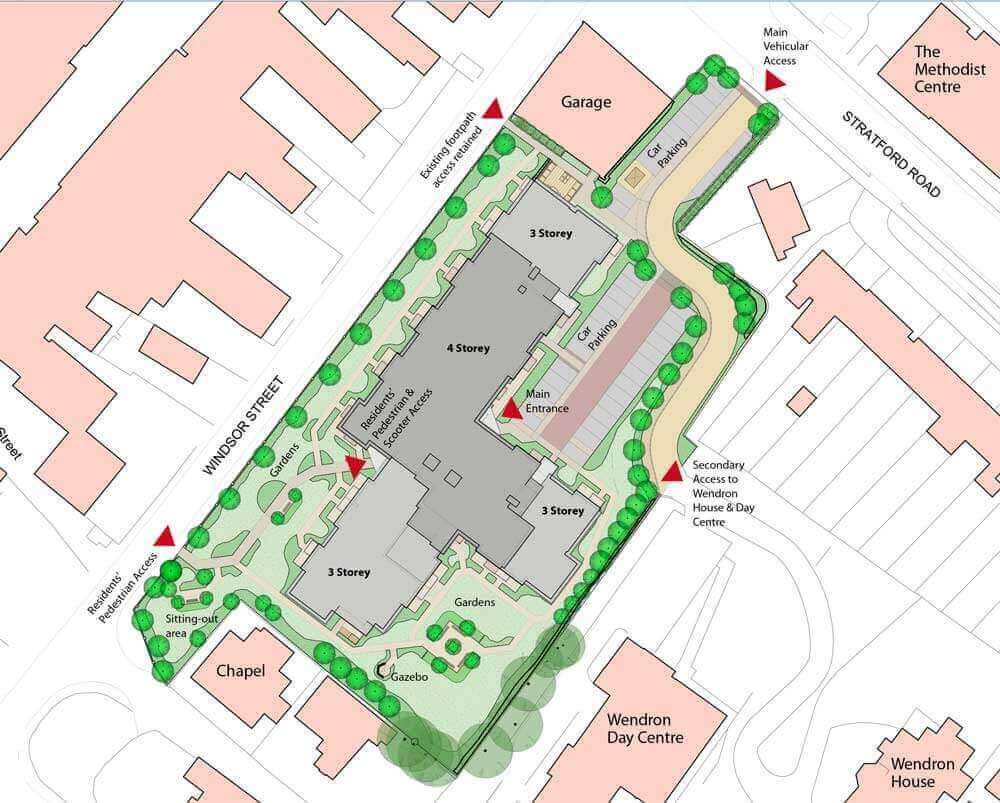 Proposed Bromsgrove Apartments Land off Windsor Street