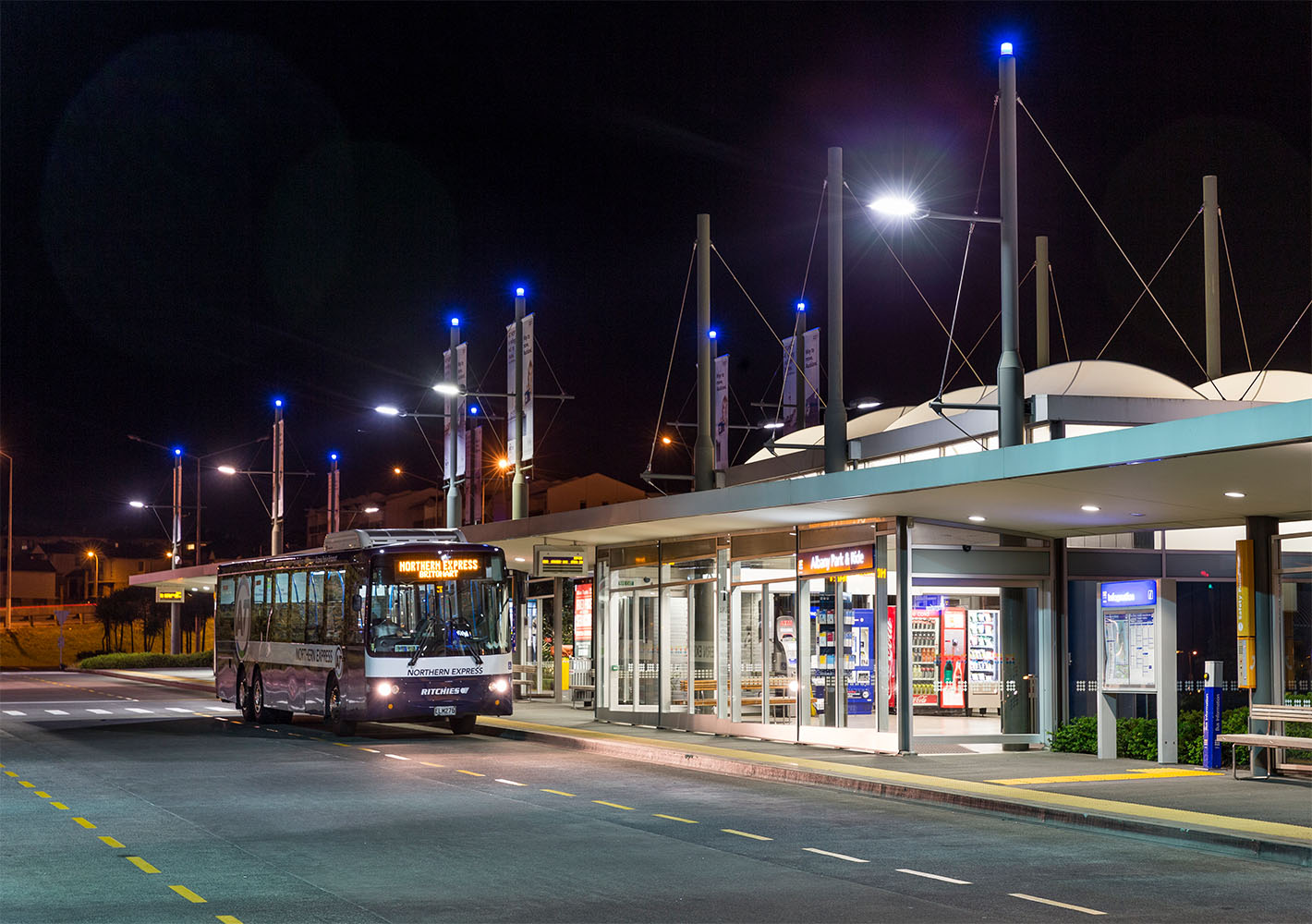 Albany Busway Park & Ride Transportation Lighting ADLT