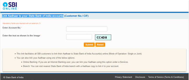 How can I link My Aadhaar Card with SBI Bank Account Online [2021]