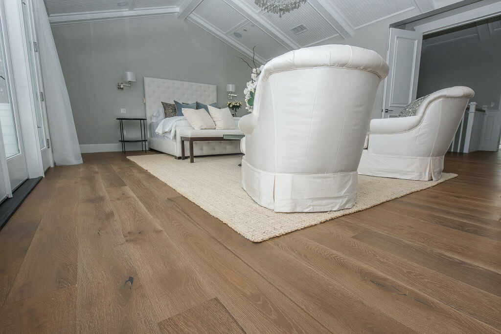 Grey Living Room With Oak Floor Home Alqu