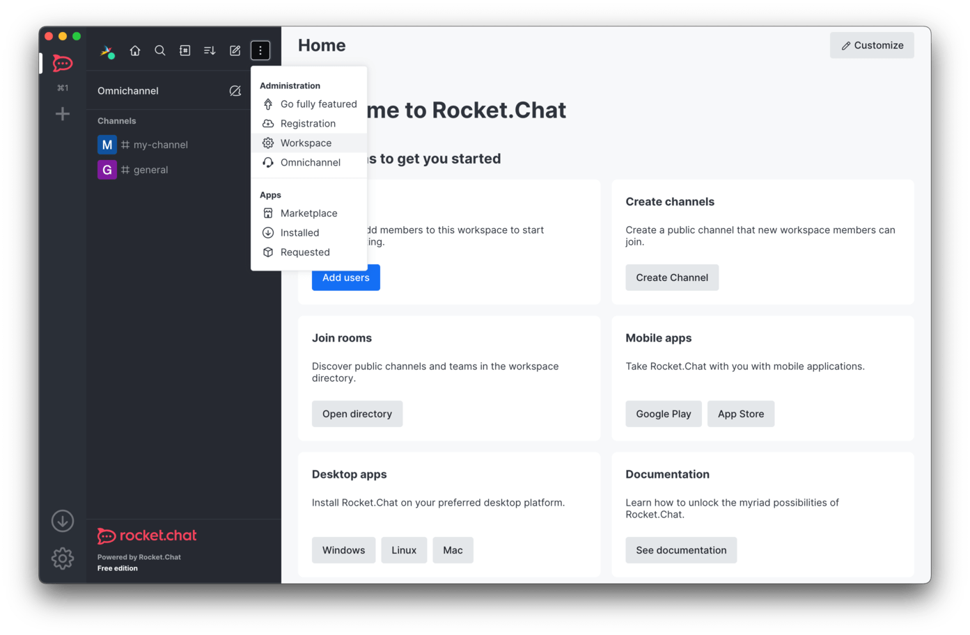 Rocket Chat Notifications — Zammad Admin Documentation documentation