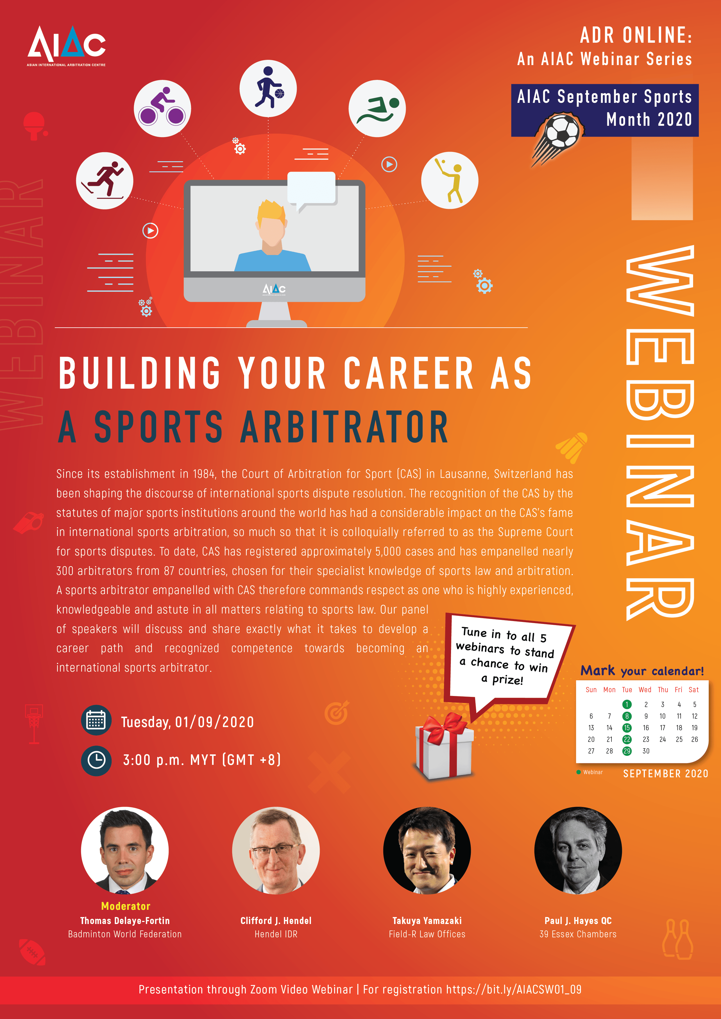 AIAC AIAC's September Sports Month Webinar Series 2020