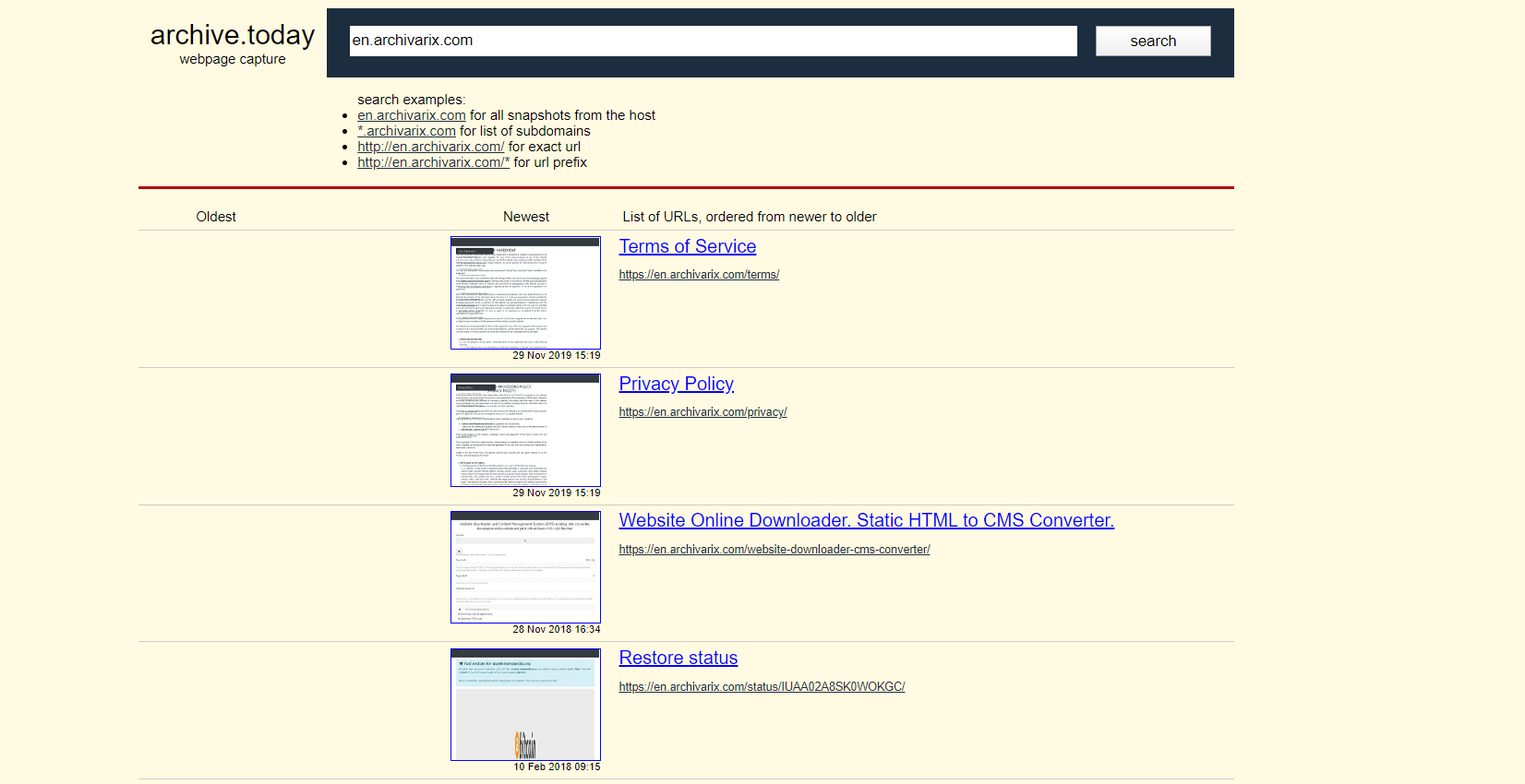 Best Wayback Machine alternatives. How to find deleted websites.