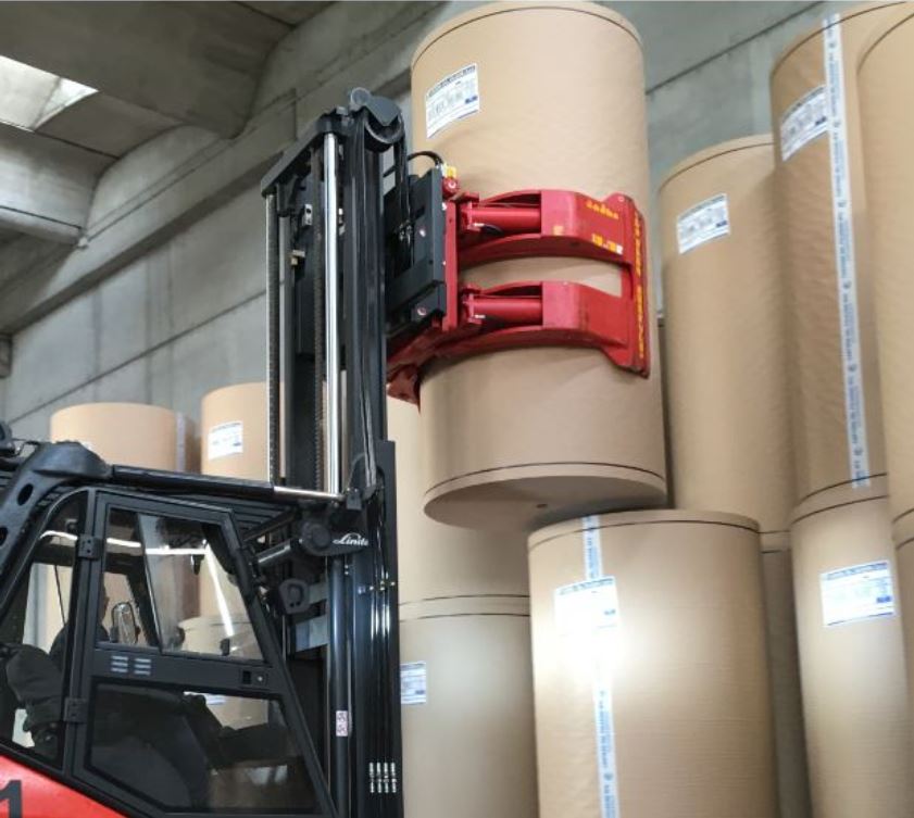 Paper Roll Clamps Smallmedium size Rolls 360° Rotation Bolzoni