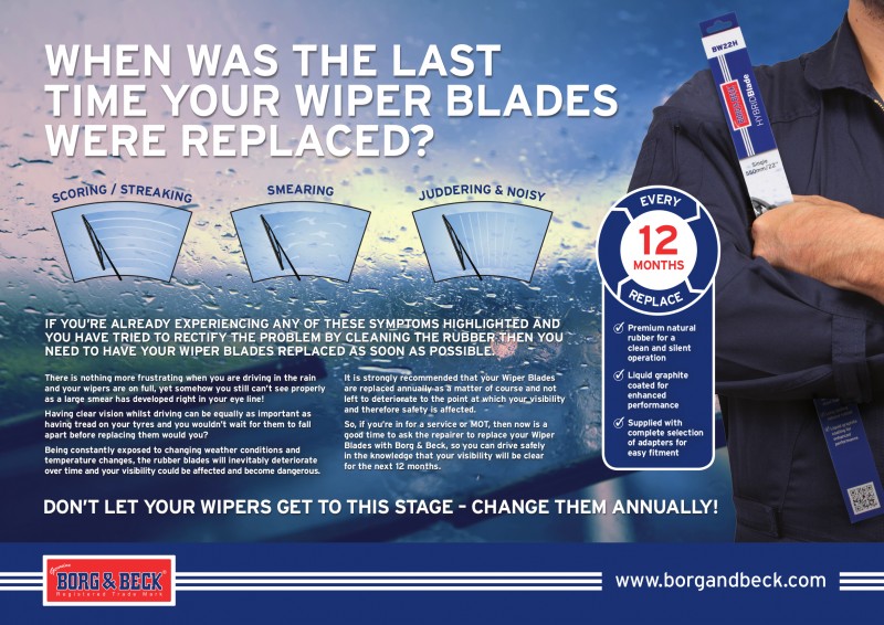 & Beck Wiper Blade Safety Poster