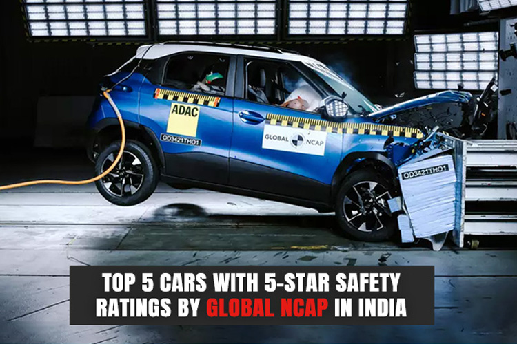 Top 5 Cars with 5Star Safety Ratings by Global NCAP in India
