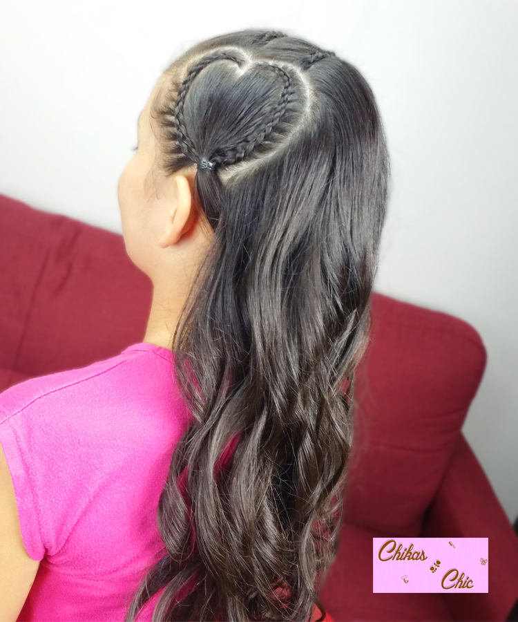 Trenza Corazon De Lado ideas de peinado