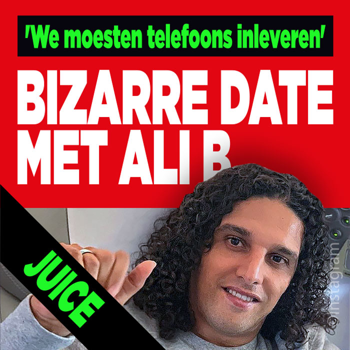 JUICE! Bizarre date met Ali B 'We moesten telefoons inleveren' Ditjes