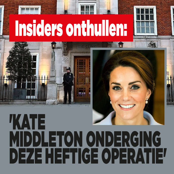 Insiders onthullen 'Kate Middleton onderging deze heftige operatie
