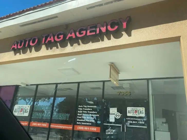 Kendall DMV at Tropical Auto Tag Appointment Online
