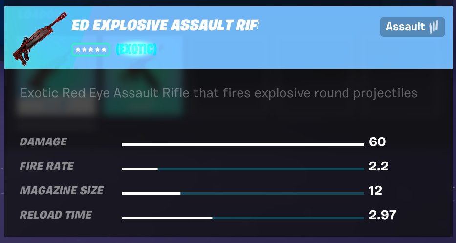 Heisted Explosive Assault Rifle