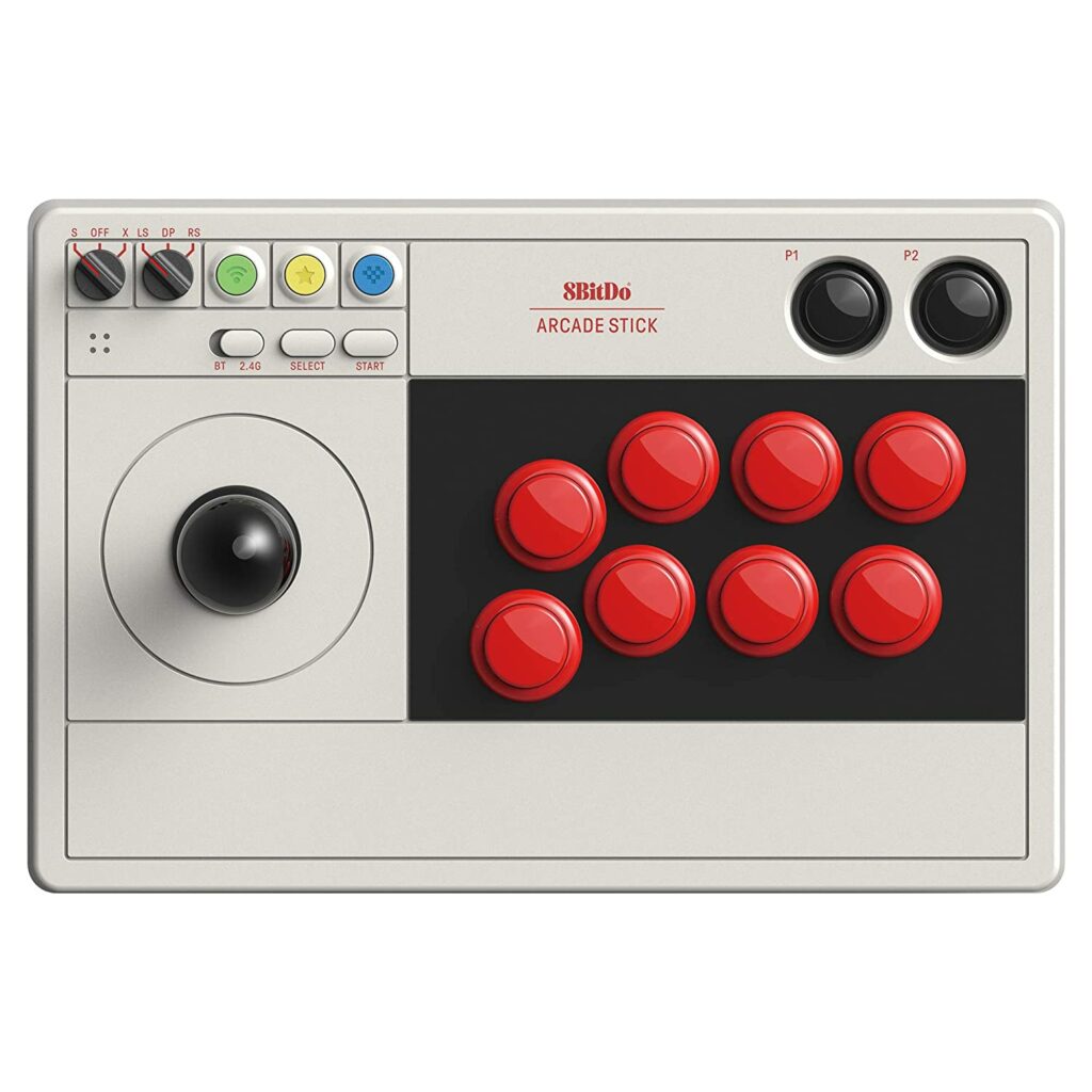 <!-- raw HTML omitted -->The 8Bitdo arcade controller.<!-- raw HTML omitted -->