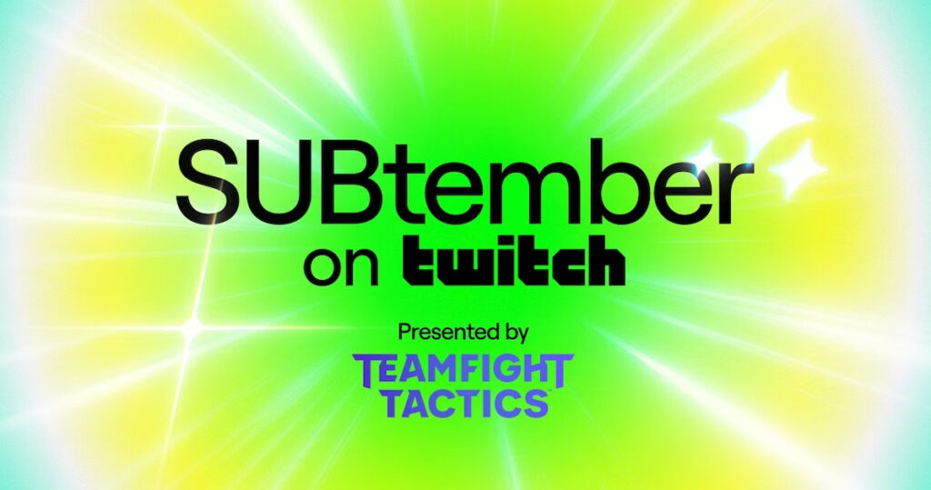 Twitch Subtember (Image via Twitch)