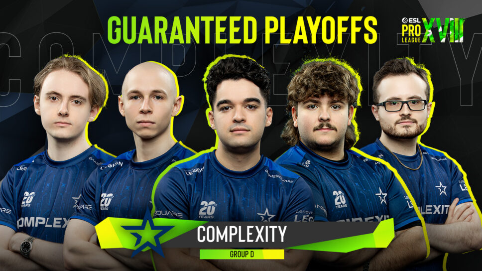 Complexity secures ESL Pro League S18 Playoffs spot cover image