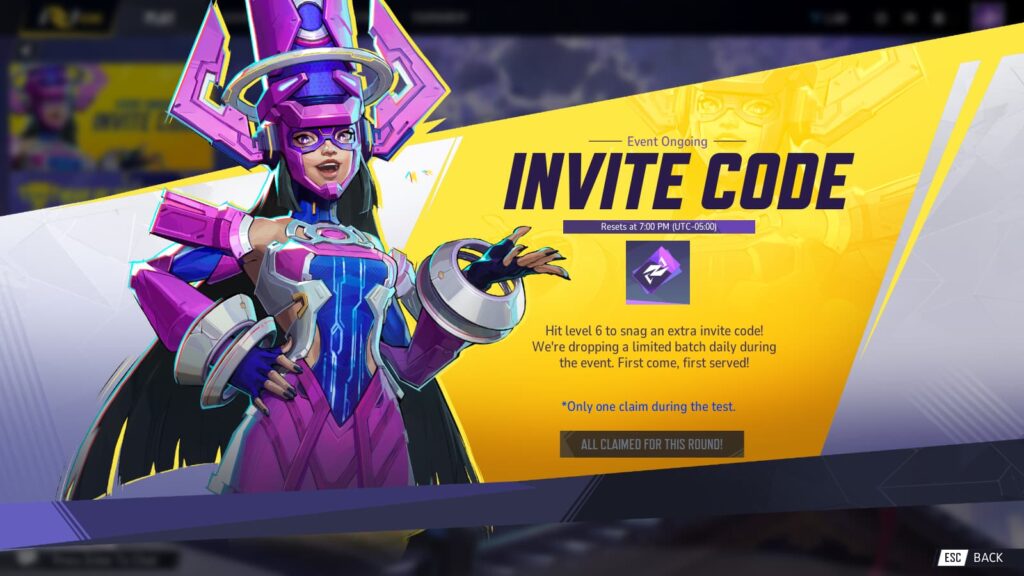 Make sure you&rsquo;re quick, as each day has a daily limit on codes that can be claimed (Screenshot via esports.gg)