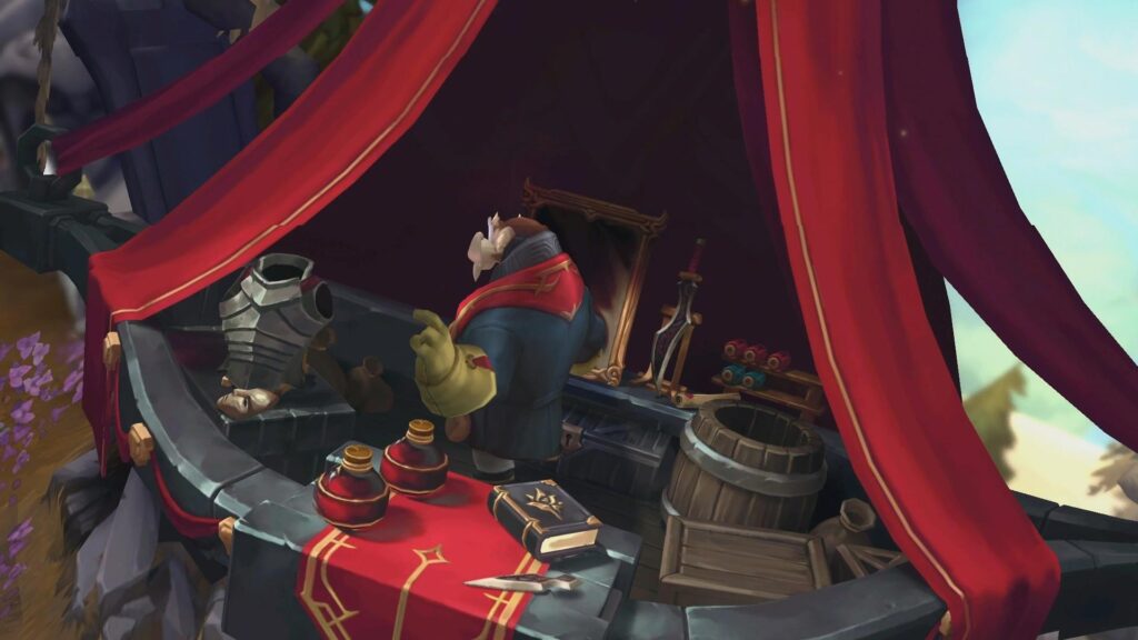 Noxus-themed Shopkeeper in League of Legends 2025 (Image via Riot Games)