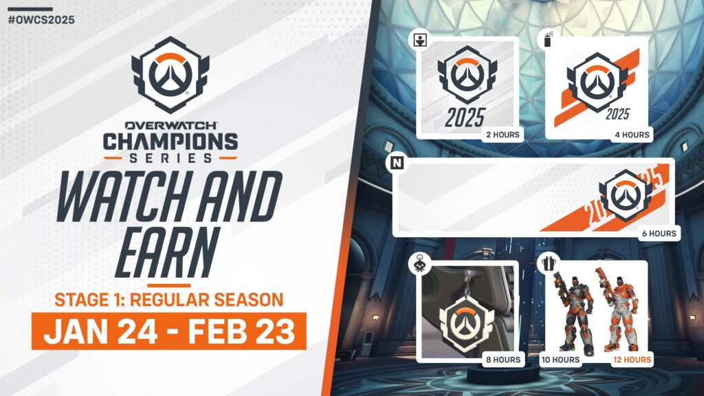 This graphic is for OWCS Asia, which is why the dates are different compared to Jan. 31 to Feb. 2 (Image via Blizzard Entertainment)