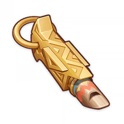 Saurian-Crowned Warrior&rsquo;s Golden Whistle