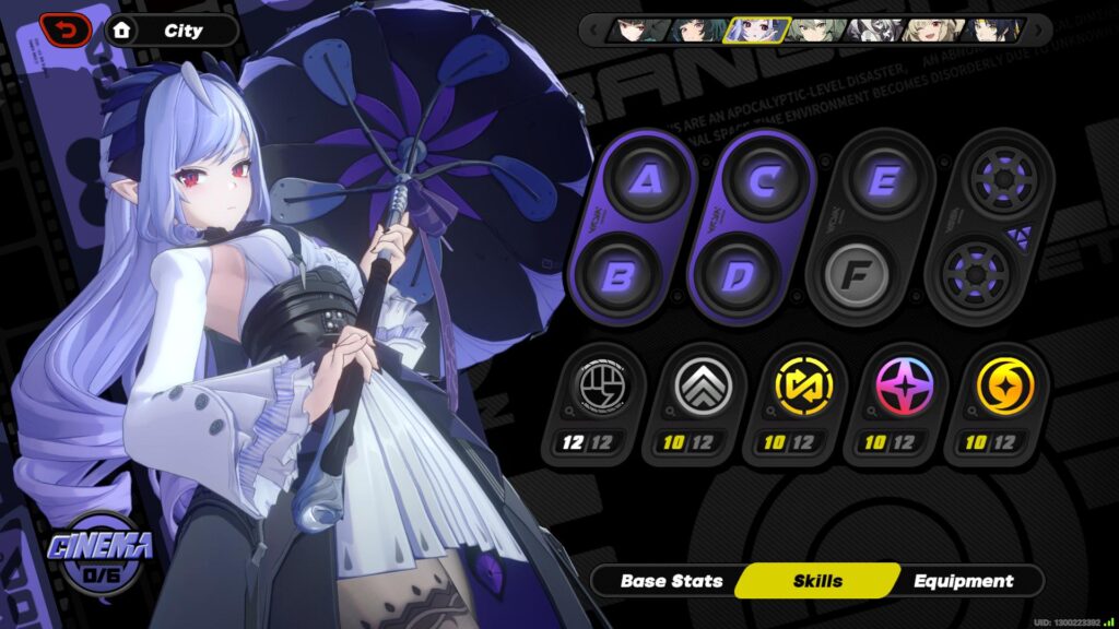 Vivian’s Core Skill and Basic Attack are important to her build (Screenshot via esports.gg)