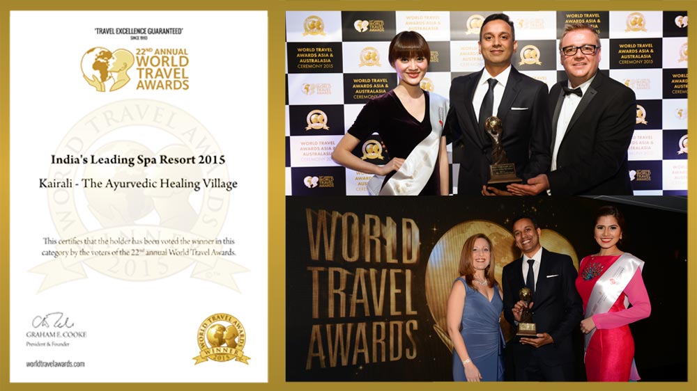 World Travel Awards 2015, Kairali The Ayurvedic Healing Village Winner