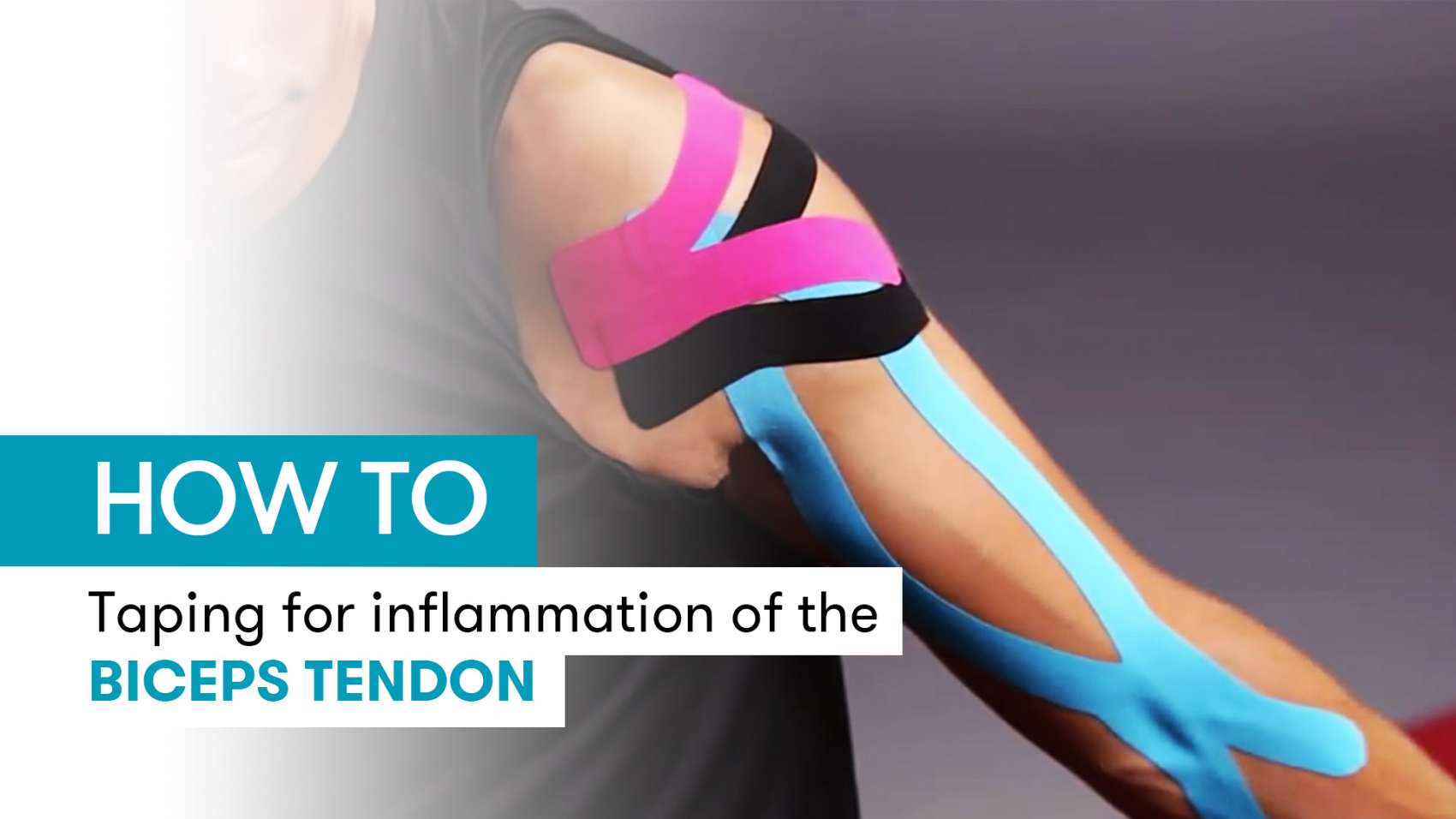 Biceps tendonitis taping Instructions with video