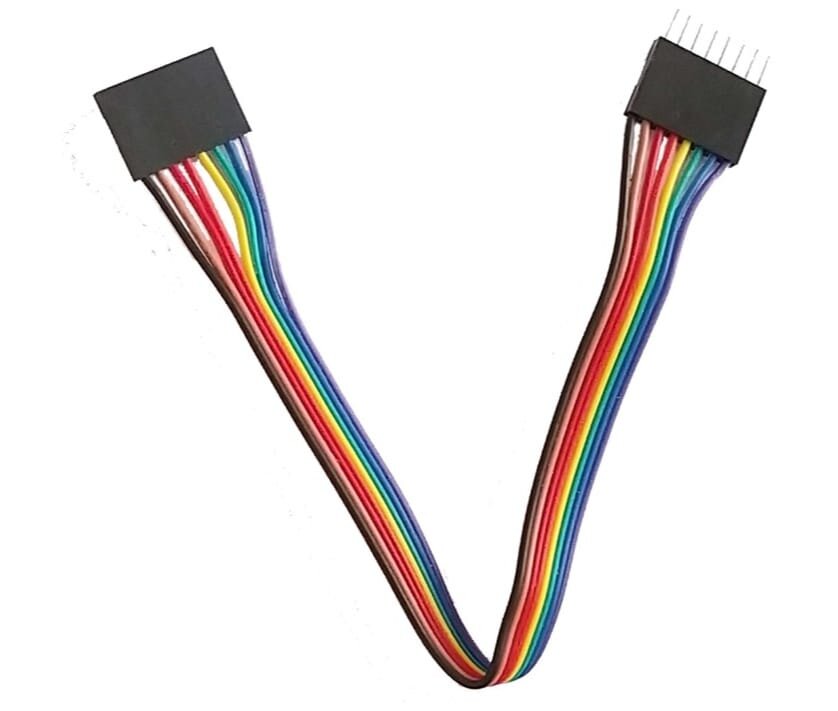 8 Pin ICSP Cable For MPLAB PICkit 4 Logic Power