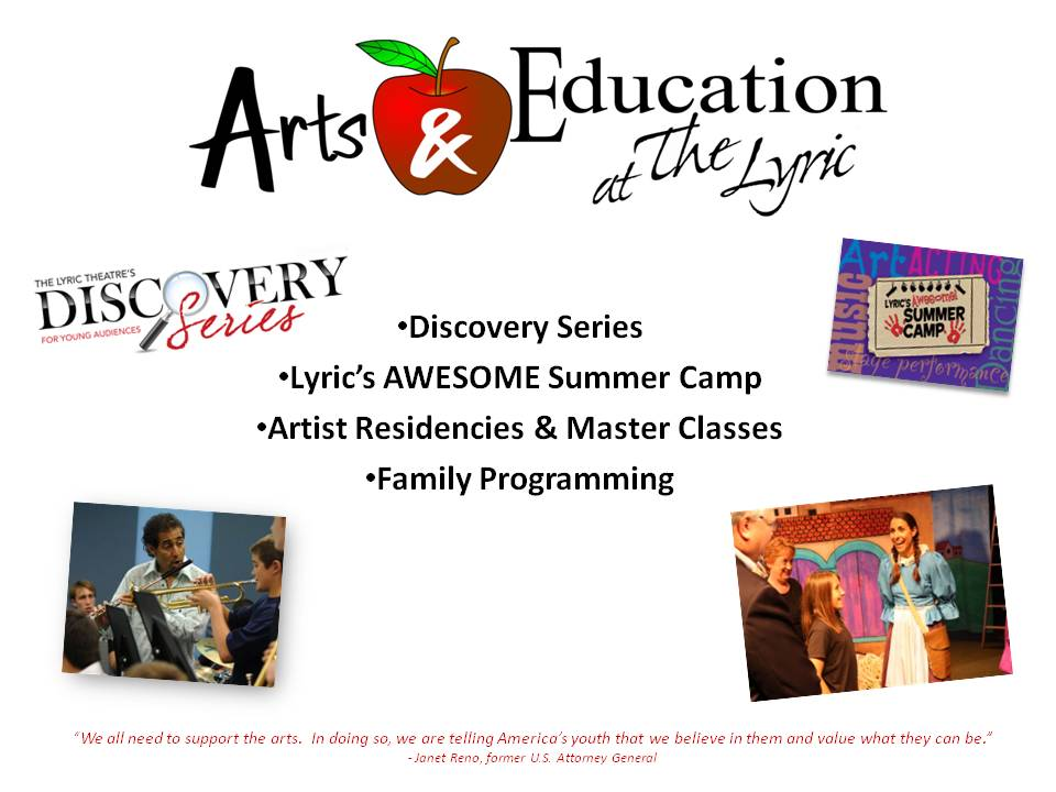 Celebrate National Arts &amp, Education Week 2015!Show The Lyric Theatre