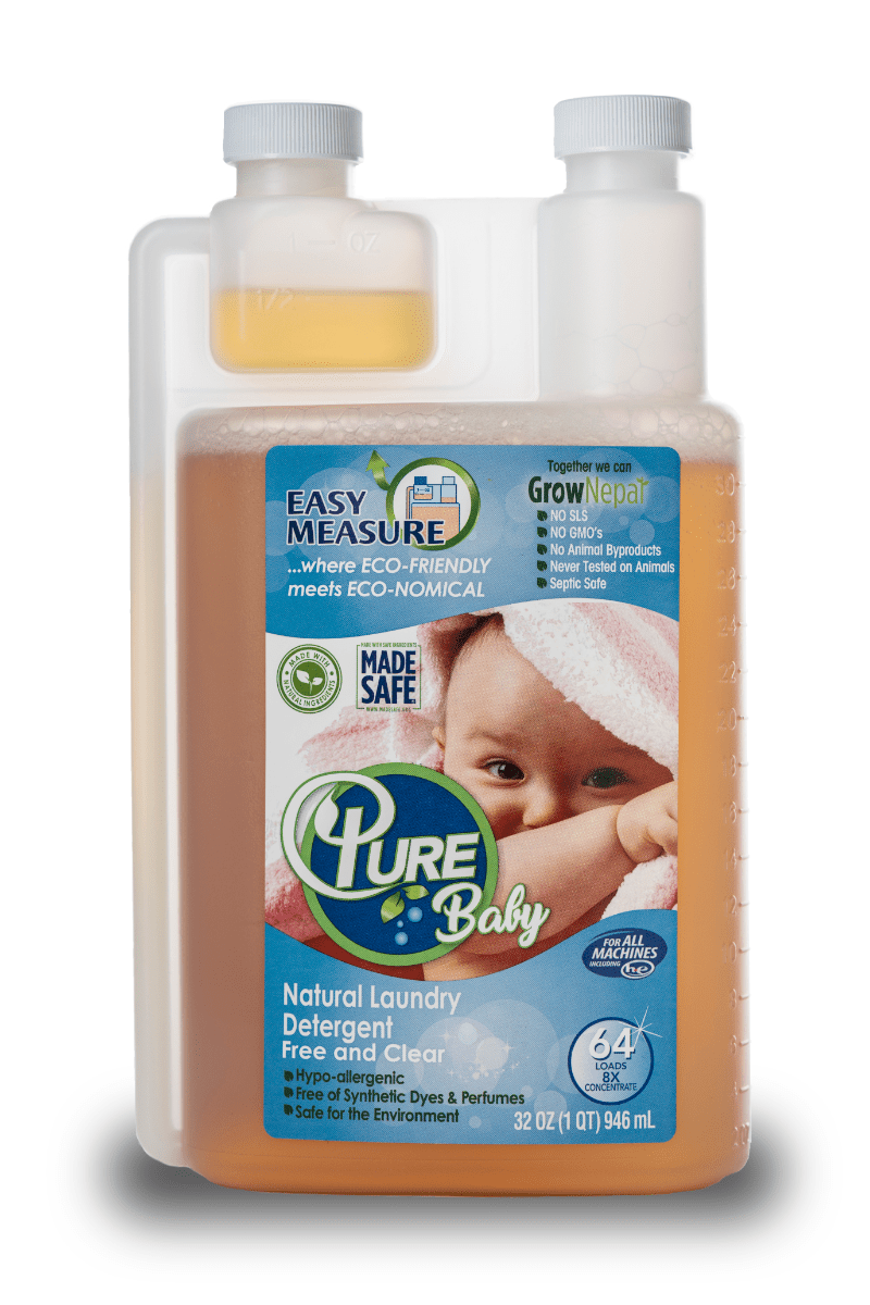 Pure Natural Laundry Detergent (Baby) 64 Loads, 100 Natural Baby