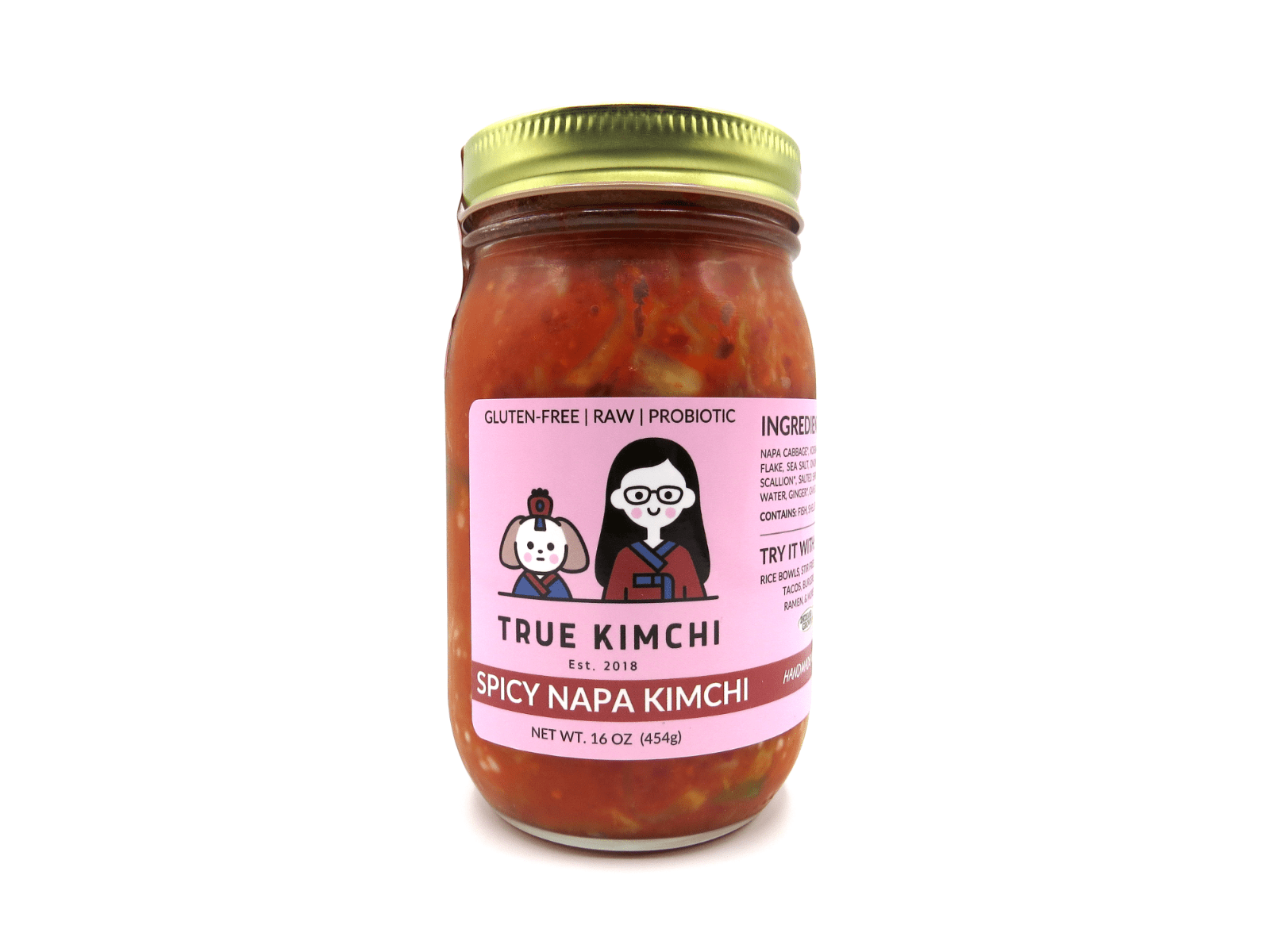 Spicy Napa Kimchi 16oz Market Wagon Online Farmers Markets