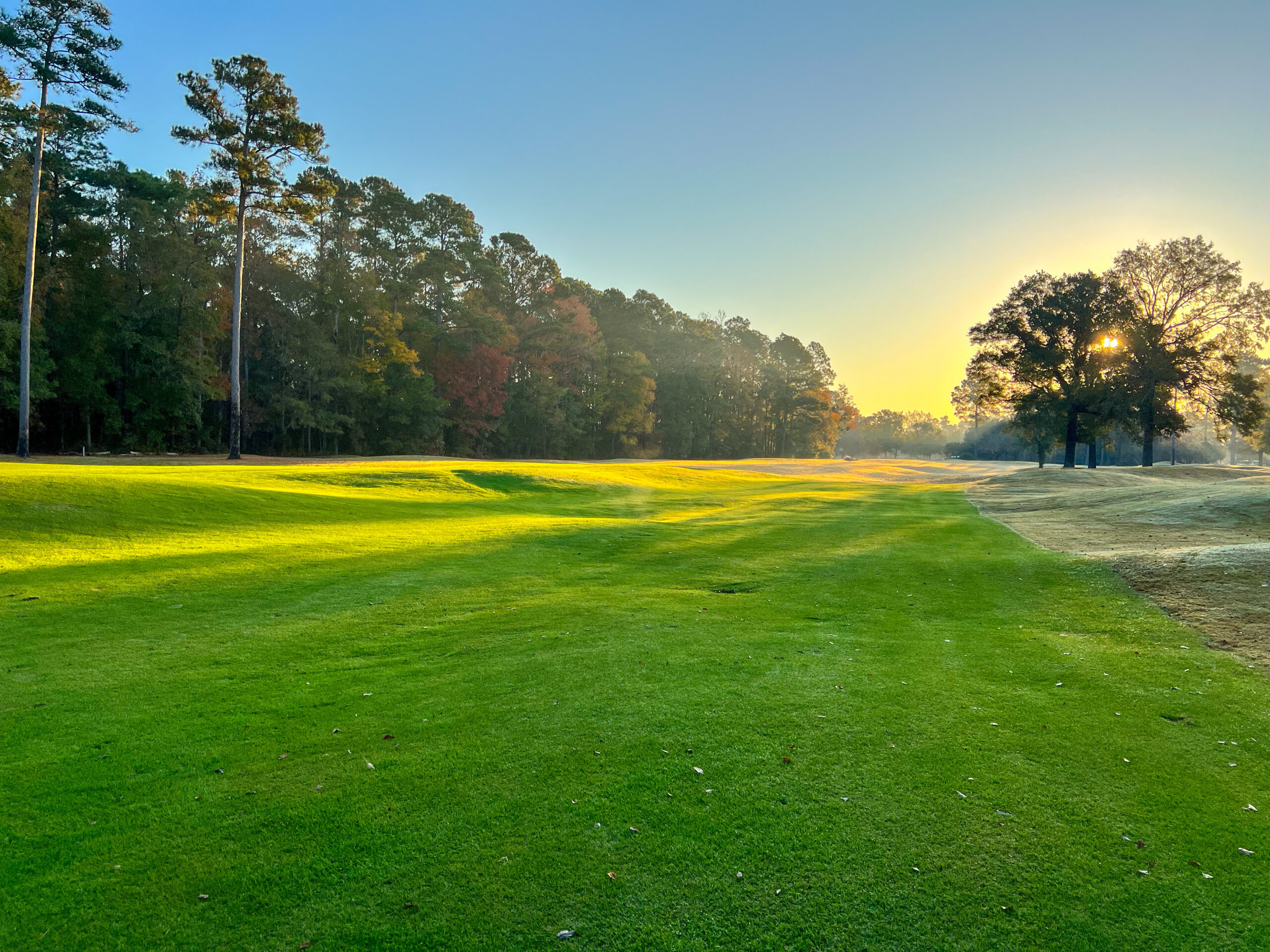 From Our Travels Beautiful Fall Views and New Greens at Long Bay Golf