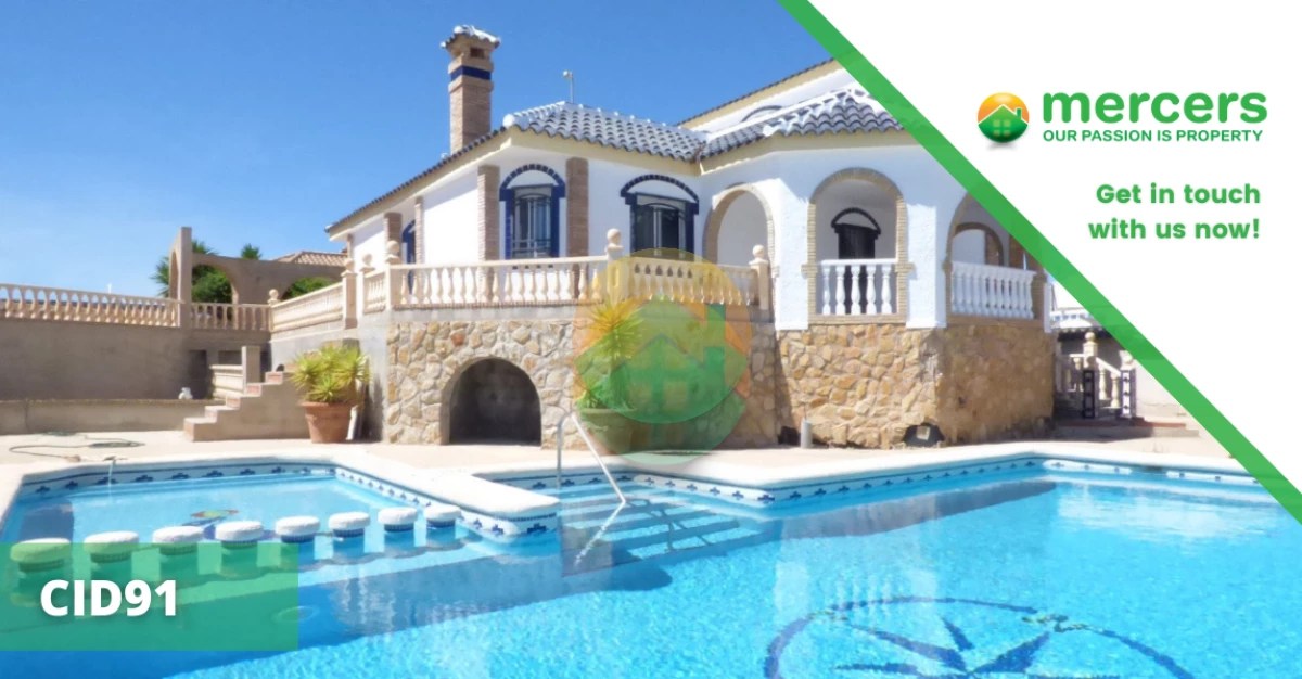 CID91 5 bedroom detached for sale in Camposol Mercers