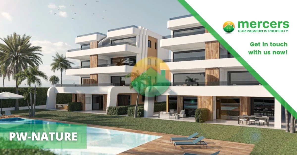 Newbuild modern apartments for sale in Alhama de Murcia Mercers