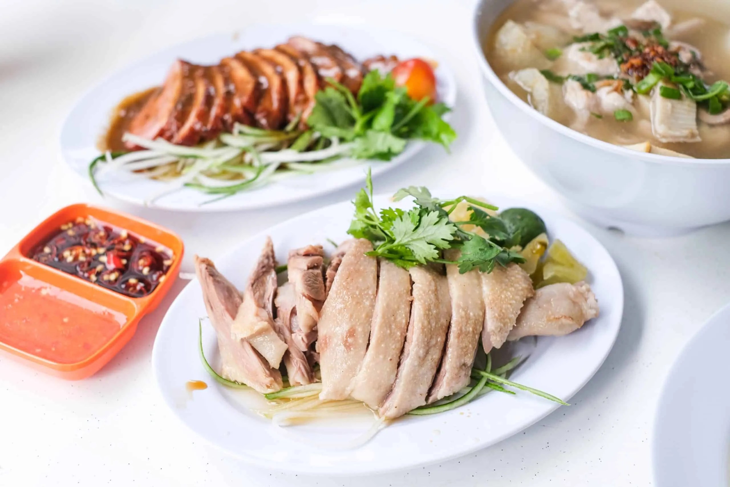 Benson Salted Duck Rice Homemade Salted Duck and Fish Maw Pig's Organ