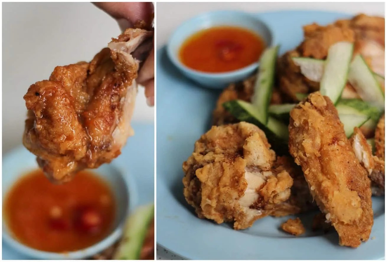 Victor Famous Fried Chicken Wing Rice Carona Fried Chicken Finally