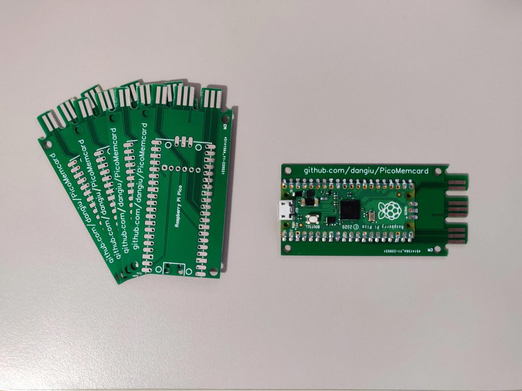 Project PS1 Memory card made from a RPi Pico