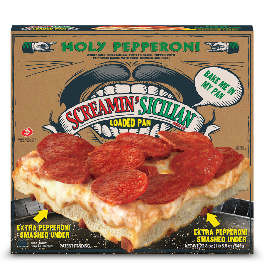 Pepperoni Pizza Stuffed Crust Screamin' Sicilian, 42 OFF