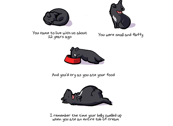 Un buen perro el maravilloso homenaje de una ilustradora a su can